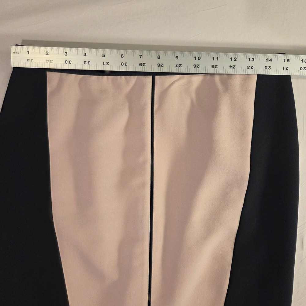 Ann Taylor Women's Pencil Skirt Size 10 Petite Cream Black Professional Office - Picture 7 of 9